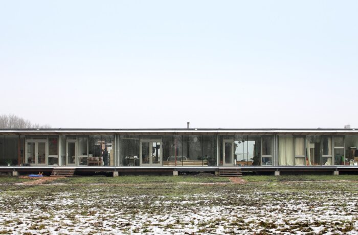 Bosveld, a self-sufficient community in a co-living 9-unit customisable prefab structure yb bureau SLA, Almere, 2016