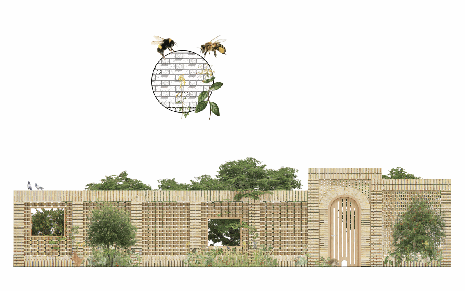 beHagen's south-east blossoming wall, Leeuwarden