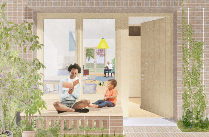 Each of beHagen's house has a nature-inclusive Delft curb and garden