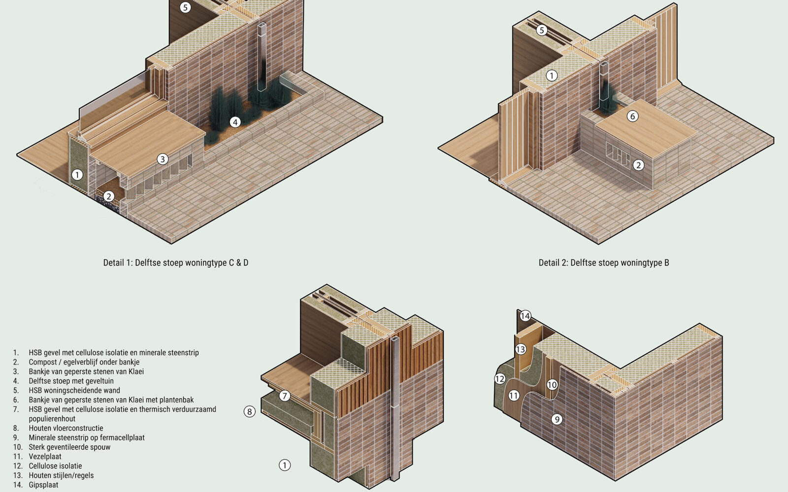 beHagen's Delft-style front-walks and details