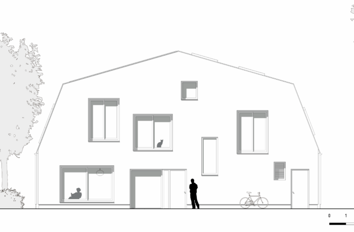 East wing of biobased artist residence by bureau SLA