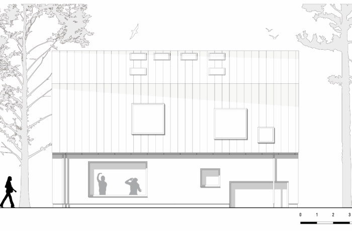 South wing of biobased artist residence by bureau SLA